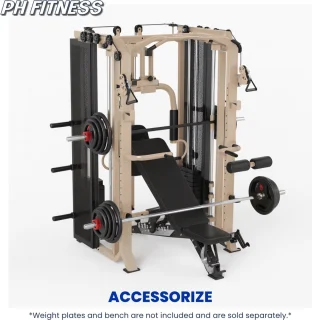 PH Fitness FUSION X Pro Rack - Power Rack & Smith Machine