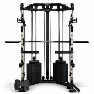 Complete krachttraining in één compact hoekstation