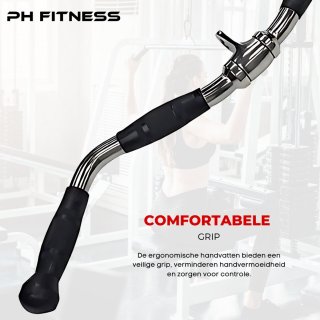 Wat vinden we goed aan de PH Fitness Multi Grip Set - 6 Roestvrijstalen Handgrepen