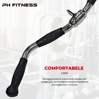 PH Fitness Multi Grip Set - 6 Roestvrijstalen Handgrepen
