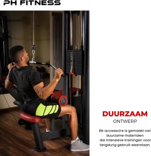 PH Fitness Multi Grip Set - 6 Roestvrijstalen Handgrepen