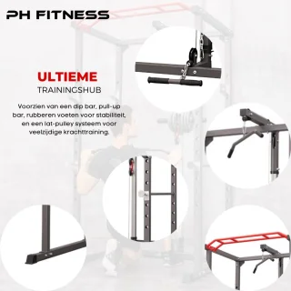 PH Fitness Multifunctioneel Squat Rack Power Rack
