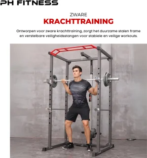 PH Fitness Multifunctioneel Squat Rack Power Rack