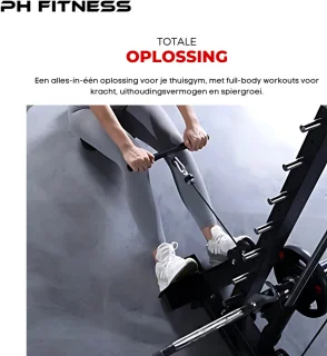 PH Fitness Power Rack Smith Machine 160KG Gewichtsstapel All-in-One Krachtstation
