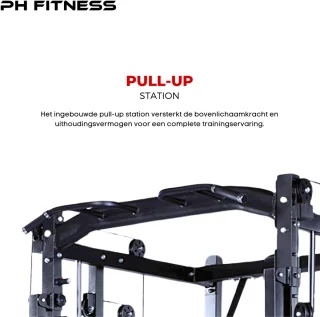 PH Fitness Power Rack Smith Machine 160KG Gewichtsstapel All-in-One Krachtstation