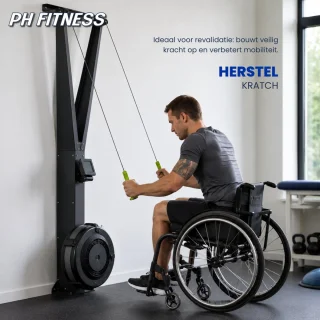 PH Fitness Skitrainer – Wandmontage Ski Machine