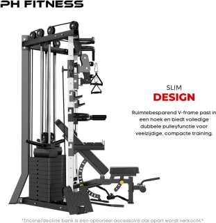 PH Fitness V-Frame Cable Crossover Krachtstation 160KG