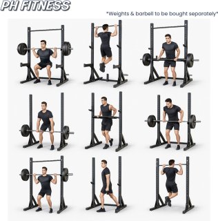 Wat vinden we goed aan de PH Fitness Verstelbare Squat Rack Krachtrek