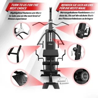 Physionics Krachtstation Homegym 66kg