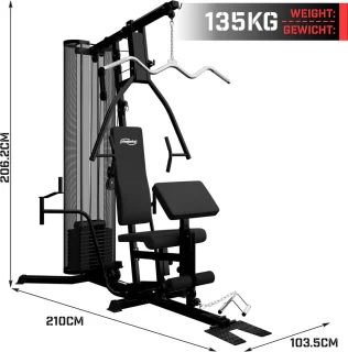 Physionics Krachtstation Homegym 66kg
