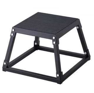 Plyometrische Sprongbox (Plyo Box) 30,5 cm Zwart