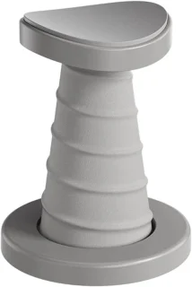 Pompstation Parallettes 26 x 36 cm grijs
