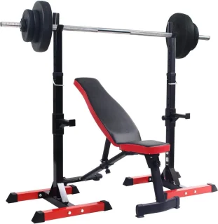Power Rack Squat Rack Halterstandaard 6 Hoogtes Home Gym