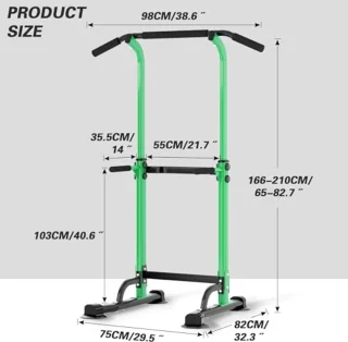 Power Tower Dip Station - Fitnessstation