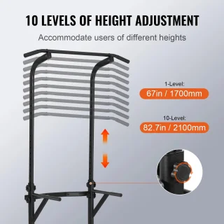 Power Tower Dip Station Pull-Up Bar Home Gym