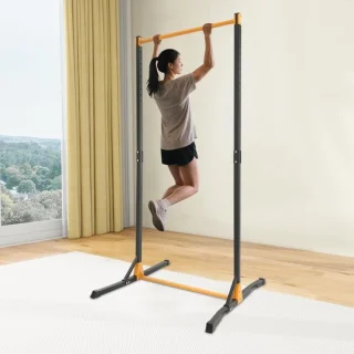 Power tower dip station - zwart geel
