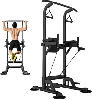 Power Tower dip station zwart