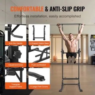 Power tower fitness station