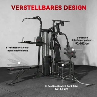 Power Tower Krachtstation Zwart
