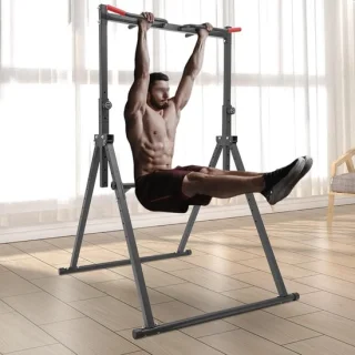 Power Tower - Krachttoren Dipstation - Zwart