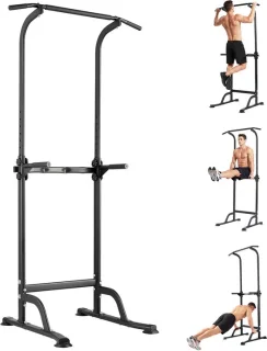 Power Tower multifunctioneel optrek- en dipstation