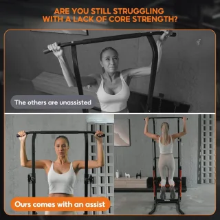 Power Tower Opvouwbare Pull-Up Bar Station