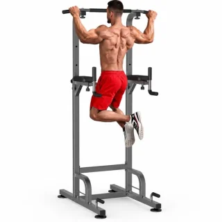 Power tower pull-up bar met dipstation