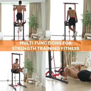 Power Tower Pull Up Bar Station