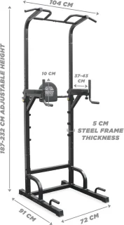 Power Tower Pull-up- en Dipstation