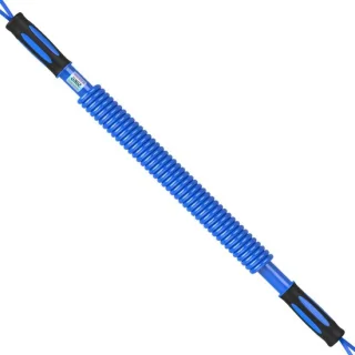 Power Twister Bar - armtrainer spring chest expander - 110lbs/50kg - blauw