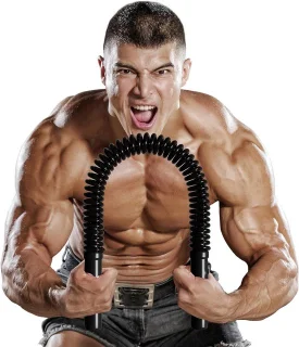 Power Twister Flex Bar - Borst-/Armtrainer 100 lbs Zwart