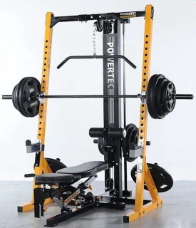 Powertec WB-HR Half Rack Yellow