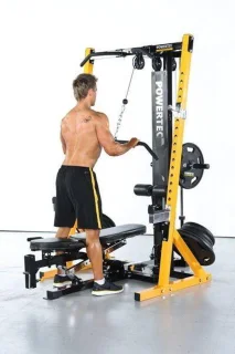 Powertec WB-HR Half Rack Yellow