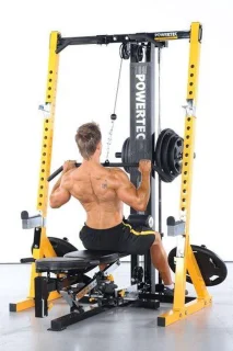 Powertec WB-HR Half Rack Yellow