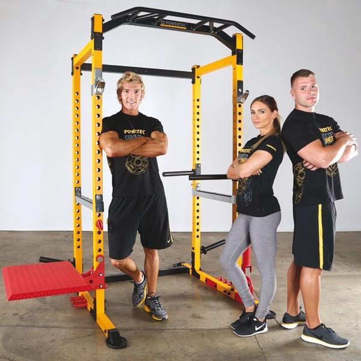 Wat vinden we goed aan de Powertec WB-PR Power Rack Yellow
