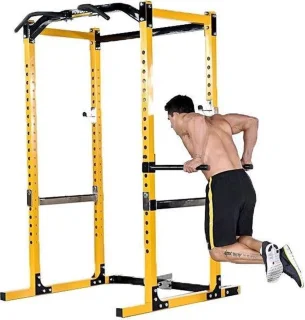 Powertec WB-PR Power Rack Yellow