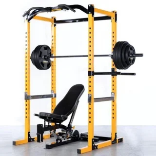 Powertec WB-PR Power Rack Yellow