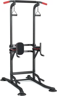 Powertower Optrekstang & Dipstation - Zwart review