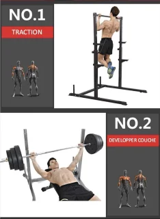 Pull-up fitnesstrainer, zwart