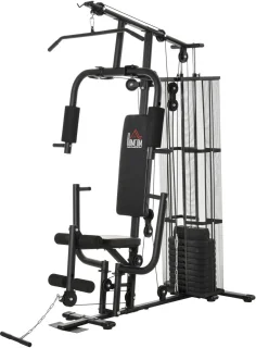 Pull Up Station Fitnessrek - Zwart