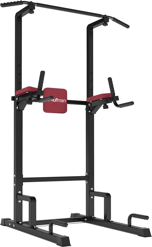 Pull up Station Power Tower Pull-up Rack Zwart review