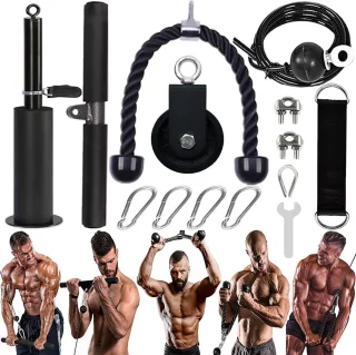 Pulley Cable System DIY Fitness Set Armkracht Trainer