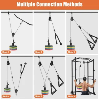 Pulley Katrolsysteem - Gewichtskabel