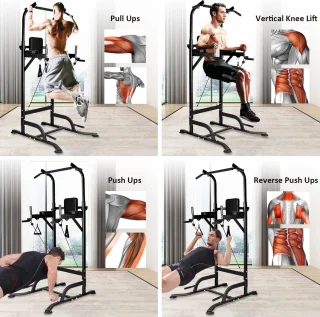 Pullup Power Tower - Krachtstation