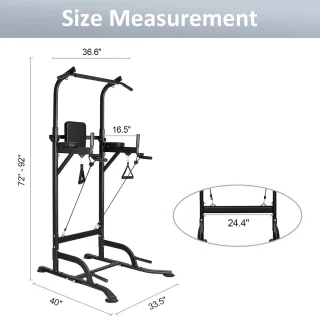 Pullup Power Tower - Krachtstation