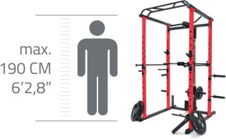 Pure2Improve multifunctioneel power rack 210x145x162 cm