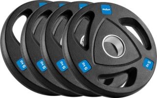 Rebel Active olympisch gewichtsset 4x5 kg gietijzer rubberen coating