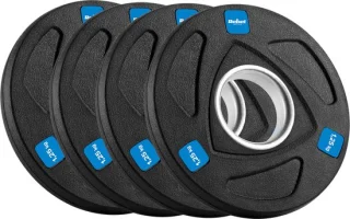 Rebel Active olympische gietijzeren gewichten 4x1,25 kg
