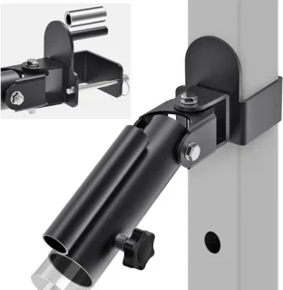 Rijplatform landmijnbevestiging voor 7.6cm rack - zwart