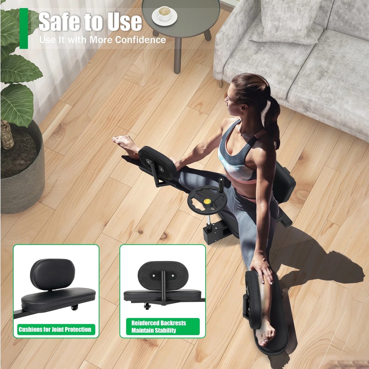 Wat vinden we goed aan de RM Store Beenstretcher Stretching Machine Zwart 160x92.5x44 cm